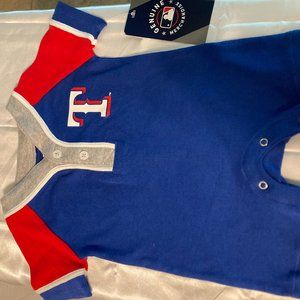 Texas Rangers infant onesie- NWT- 0/3 months
